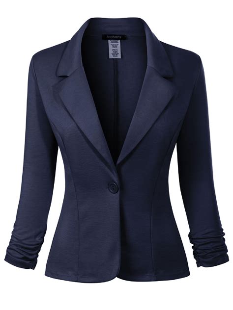 navy blue blazer jacket womens